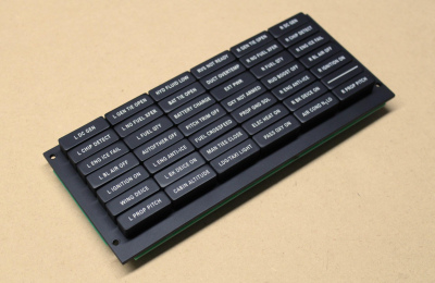 B350 MIP Annunciator Panel - Version 2