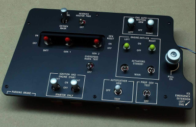 B200 Captain Left Panel - R424 Version