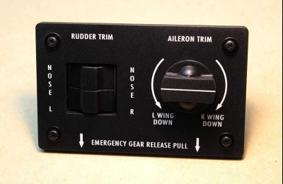 Cessna Citation Trim & Gear Release Panel