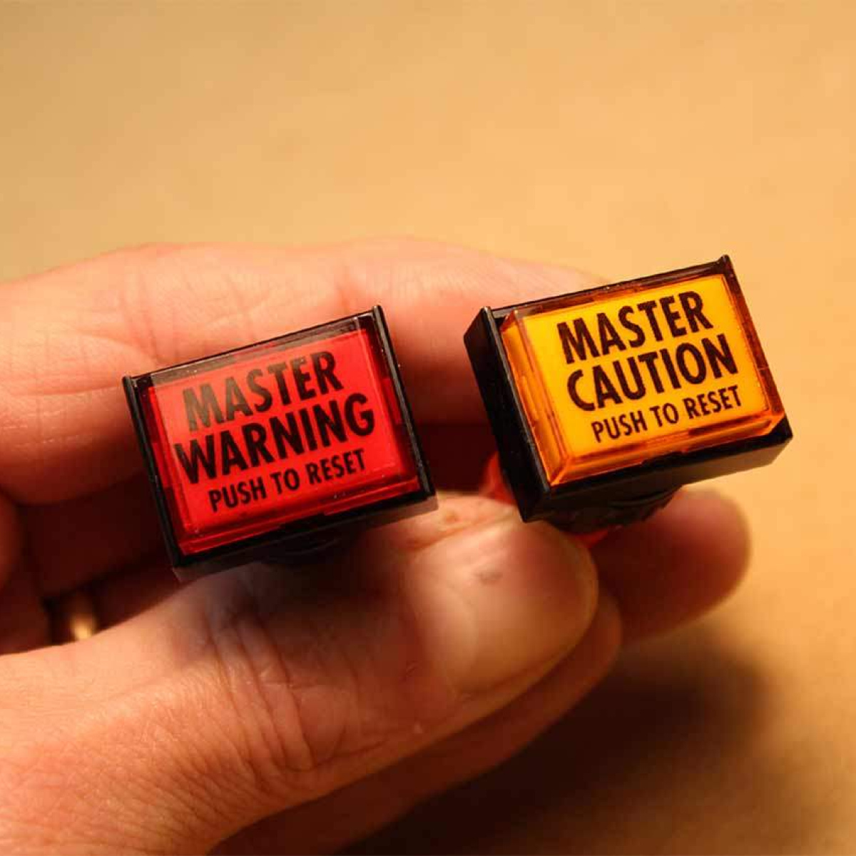 TBM-900 Caution Warning Button Set