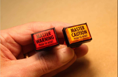 TBM-900 Caution Warning Button Set