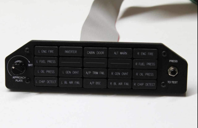 B200 Glareshield Annunciator Panel