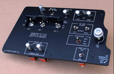 B200 Captain Left Panel - R423 Version